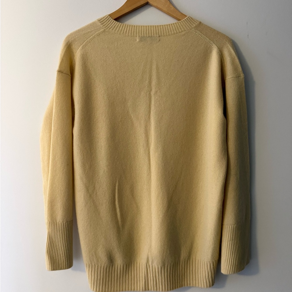 NakedCashmere V-Neck Cashmere Sweater in Chiffon XS - Picture 5 of 6